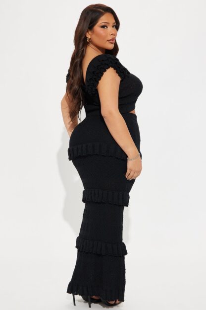 Set de Top y Falda con Volantes Arabella en Negro - Image 6