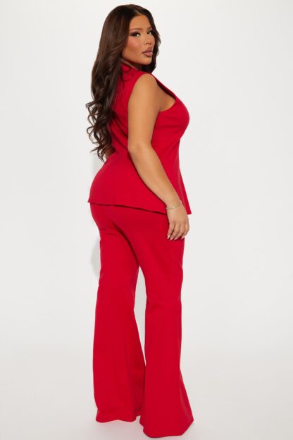 Conjunto Pantalón Peplum Ava y Top Cuello Alto - Image 21