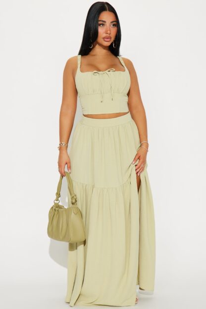 Set de Falda Maxi y Top Corsé Estilo Country - Image 7
