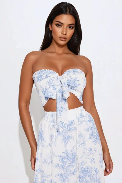 Conjunto Maxi Falda y Crop Top Oasis Salvaje - Image 2